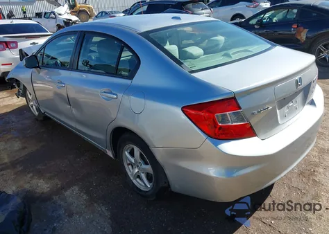 2012 Honda Civic Natural Gas z USA, uszkodzony, nr VIN 19XFB5F55CE003945